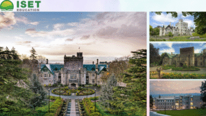 Tọa lạc trong khu di tích Hatley Park, khuôn viên trường là sự hòa quyện giữa vẻ đẹp cổ điển và trang thiết bị hiện đại, tạo nên không gian học tập đầy cảm hứng.